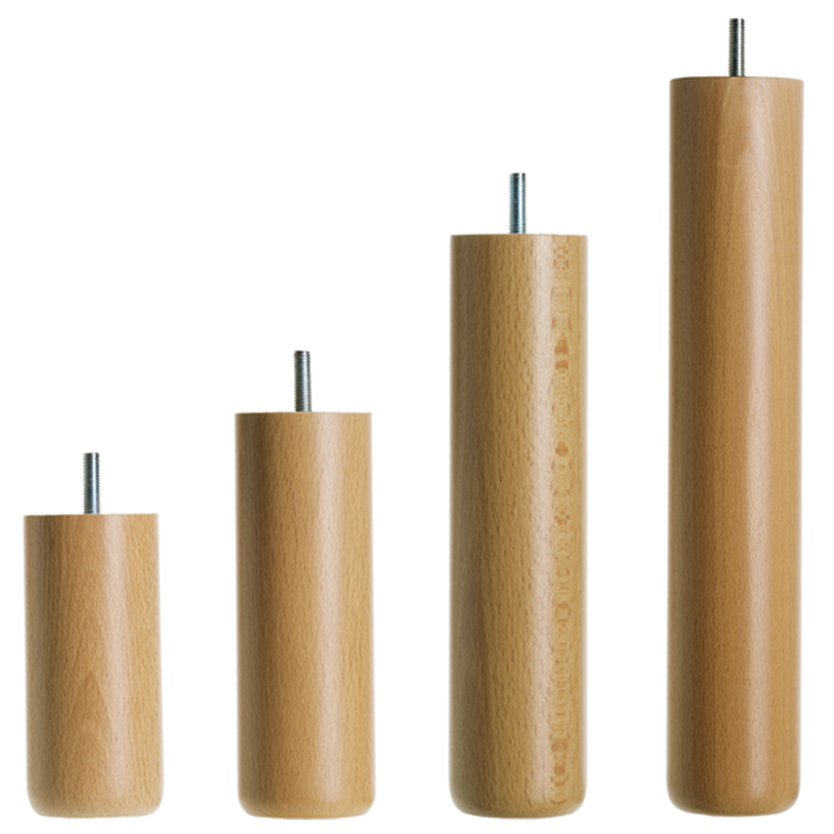 Dux sengeben rund, à 5,5 cm (4 pak) sengetilbehør timm møbler a/s Ben til boxmadras